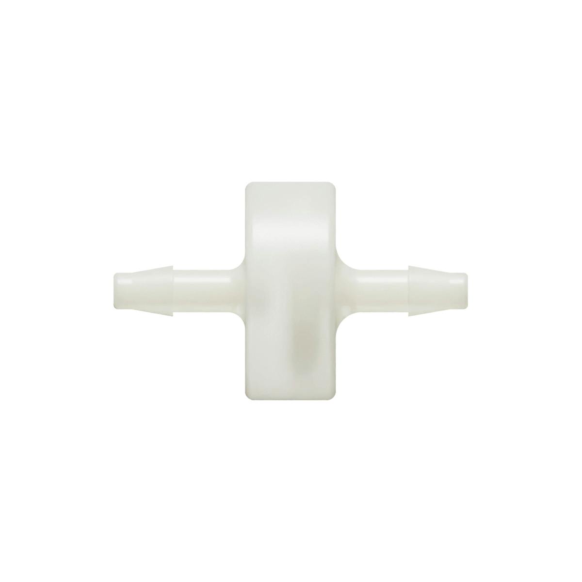 1/8" Hose Barb x 1/8" Hose Barb Natural Nylon Inline Filter with Stainless Steel 200 Mesh Screen