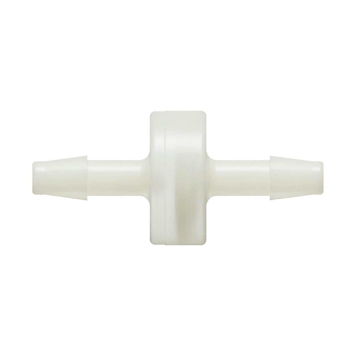 3/16" Hose Barb x 3/16" Hose Barb Natural Nylon Inline Filter with Stainless Steel 100 Mesh Screen
