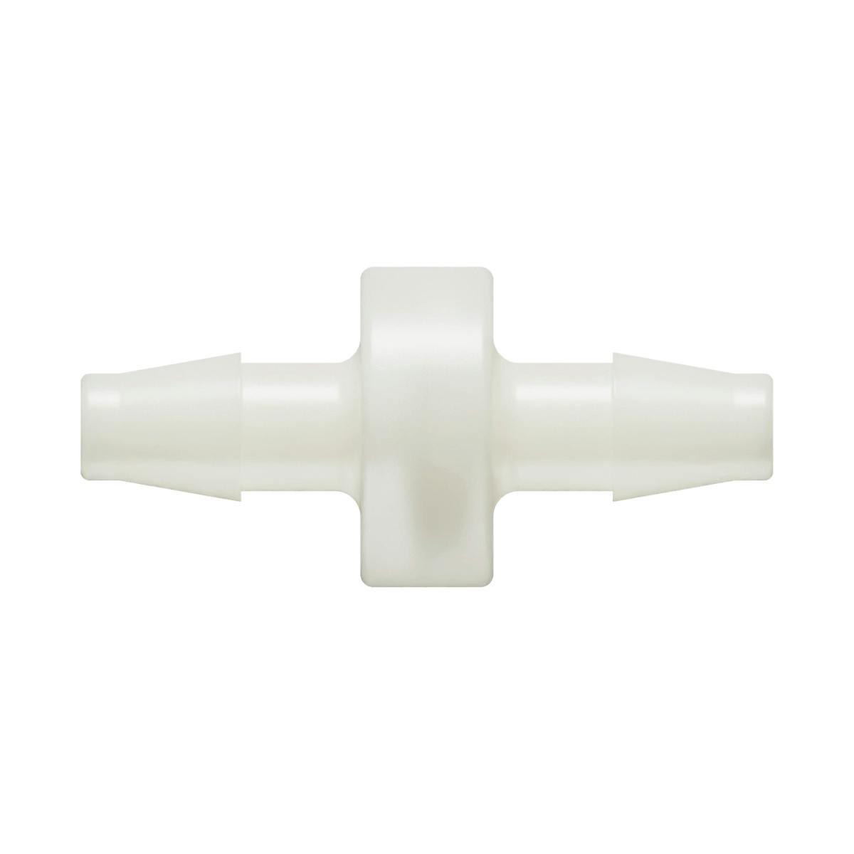 1/4" Hose Barb x 1/4" Hose Barb Natural Nylon Inline Filter with Stainless Steel 100 Mesh Screen