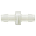 3/8" Hose Barb x 3/8" Hose Barb Natural Nylon Inline Filter with Stainless Steel 100 Mesh Screen