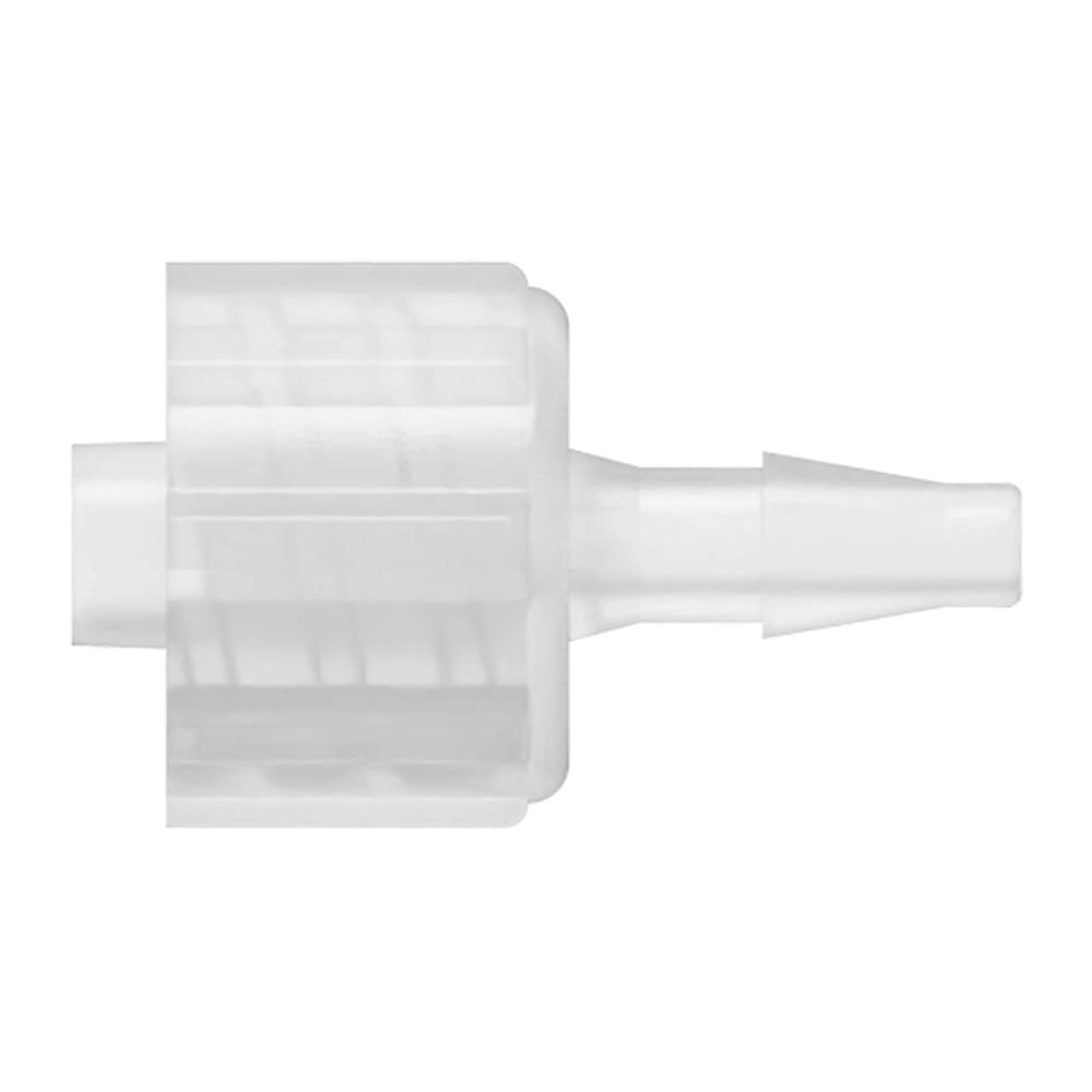 3/32" Hose Barb x Locking Male Natural Polypropylene Luer