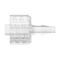 3/32" Hose Barb x Locking Male Natural Polycarbonate Luer
