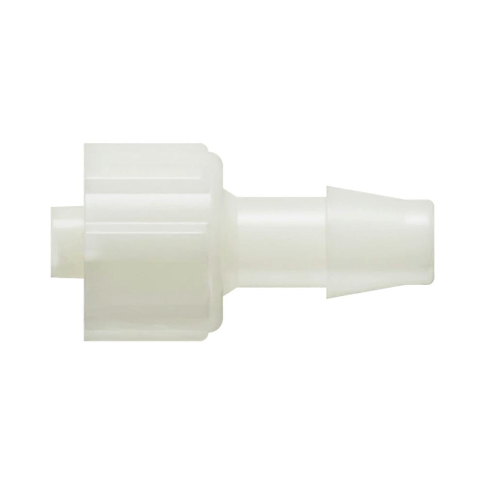 3/16" Hose Barb x Locking Male Natural Nylon Luer