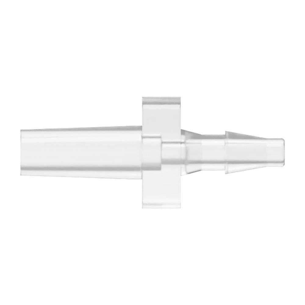 3/32" Hose Barb x Slip Male Natural Polycarbonate Luer