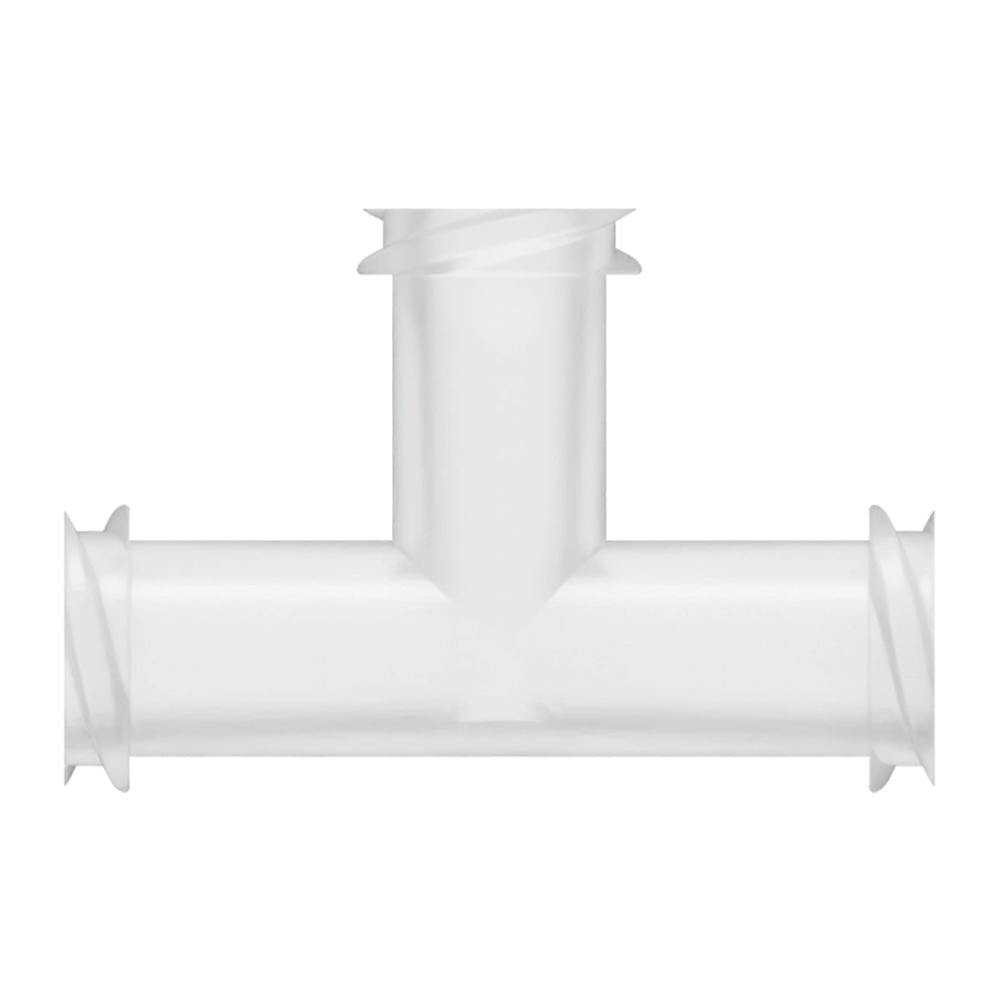 Female Threaded x Female Threaded x Female Threaded Natural Polypropylene Tee Luer Adapter