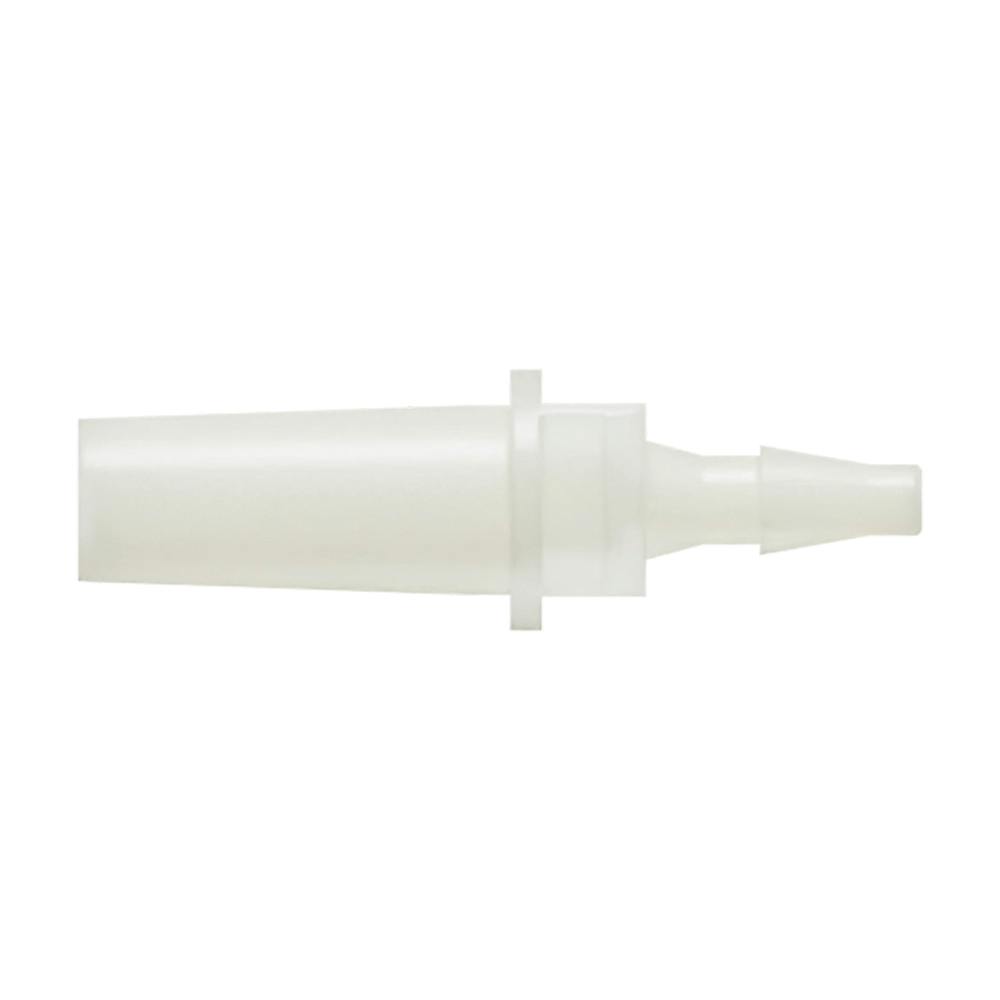 1/16" Hose Barb x Slip Male Natural Nylon Luer for Lock Ring