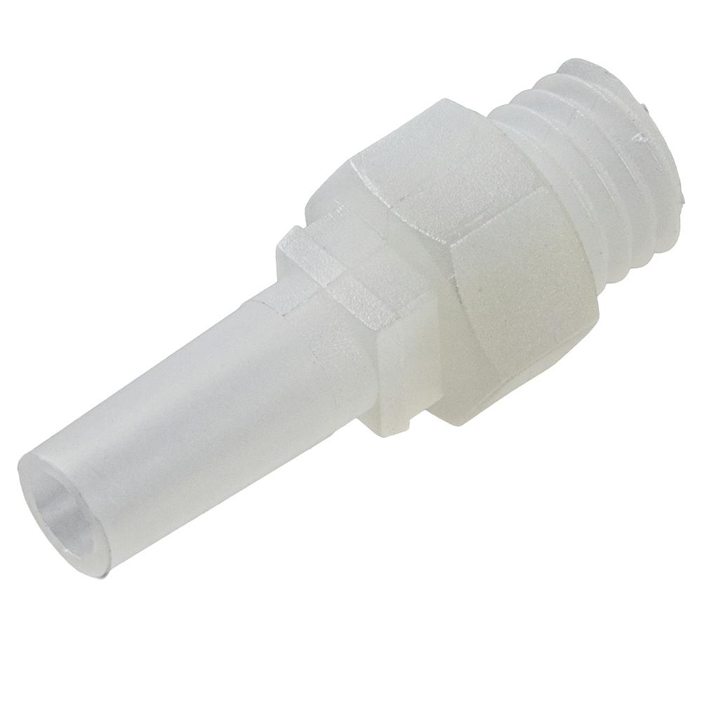 1/4"-28 UNF Thread x Slip Male Natural Nylon Threaded Luer