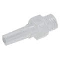 1/4"-28 UNF Thread x Slip Male Natural Polypropylene Threaded Luer