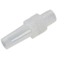 10-32 UNF Thread x Slip Male Natural Nylon Threaded Luer