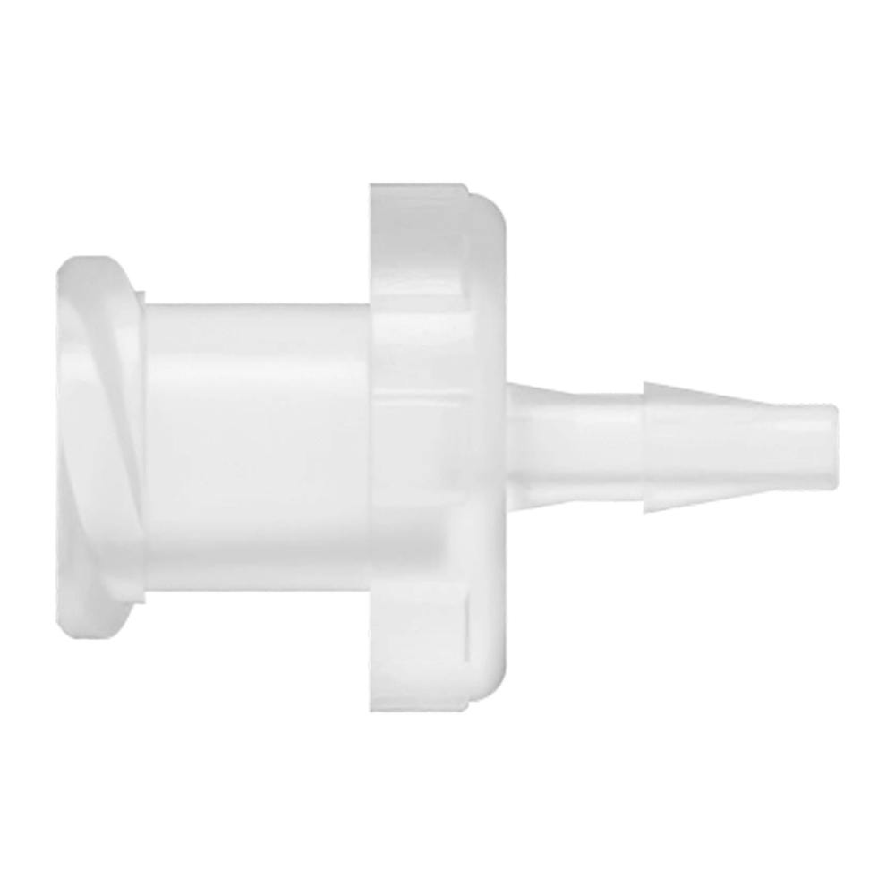 1/16" Hose Barb x Female Threaded Natural Polypropylene Luer