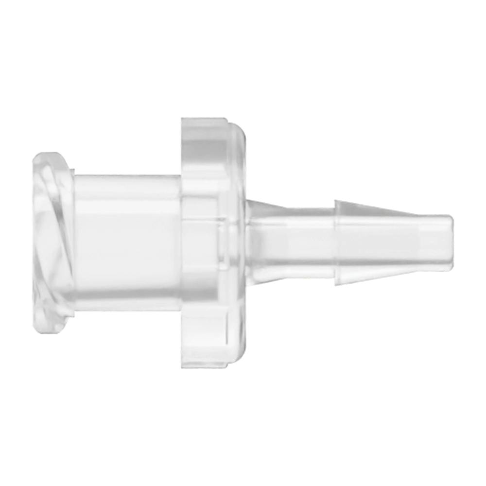 3/32" Hose Barb x Female Threaded Natural Polycarbonate Luer