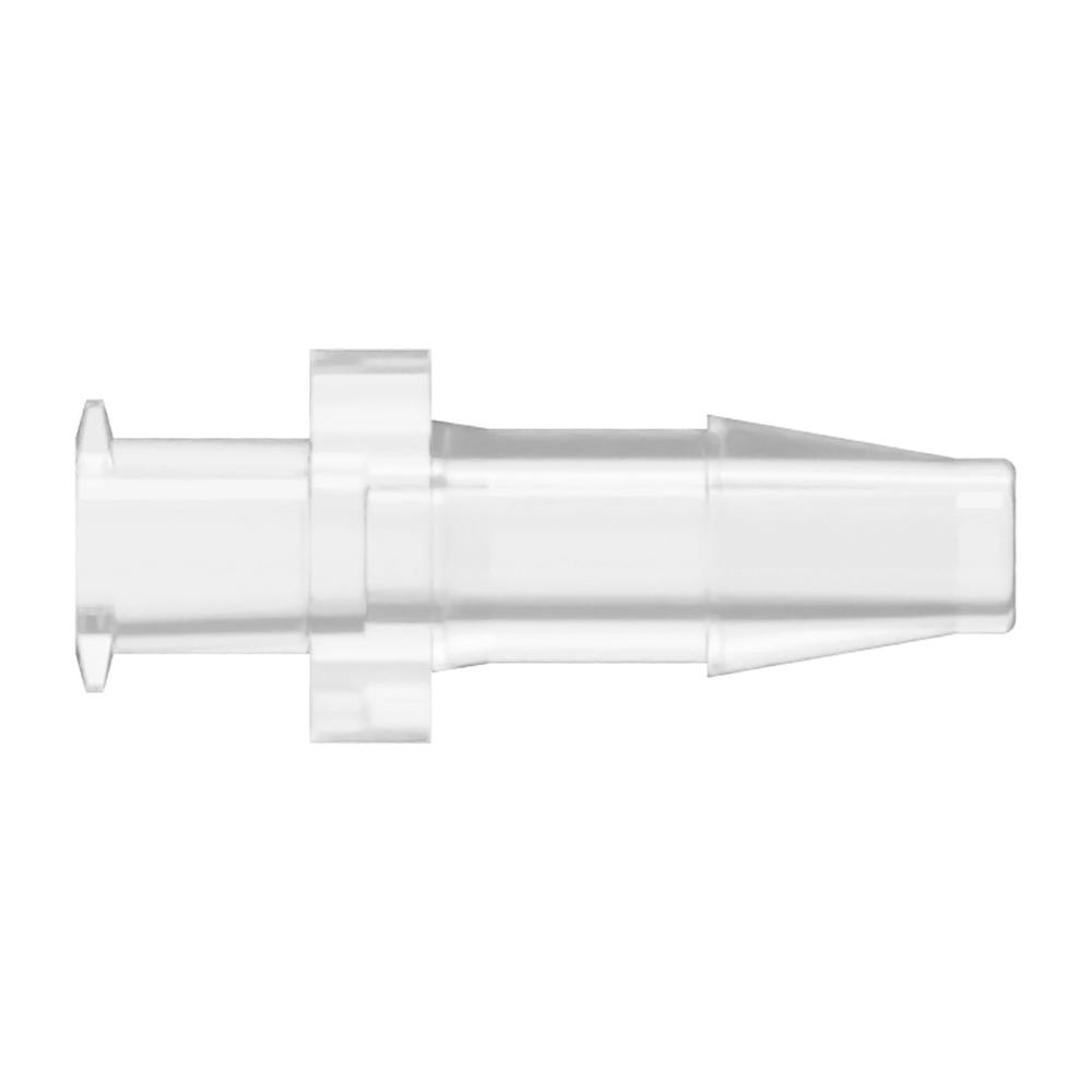 3/16" Hose Barb x Female Lug Natural Polycarbonate Luer