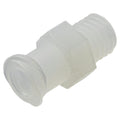1/4"-28 UNF Thread x Female Threaded Natural Nylon Threaded Luer
