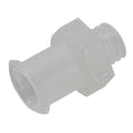 10-32 UNF Thread x Female Lug Natural Nylon Threaded Luer