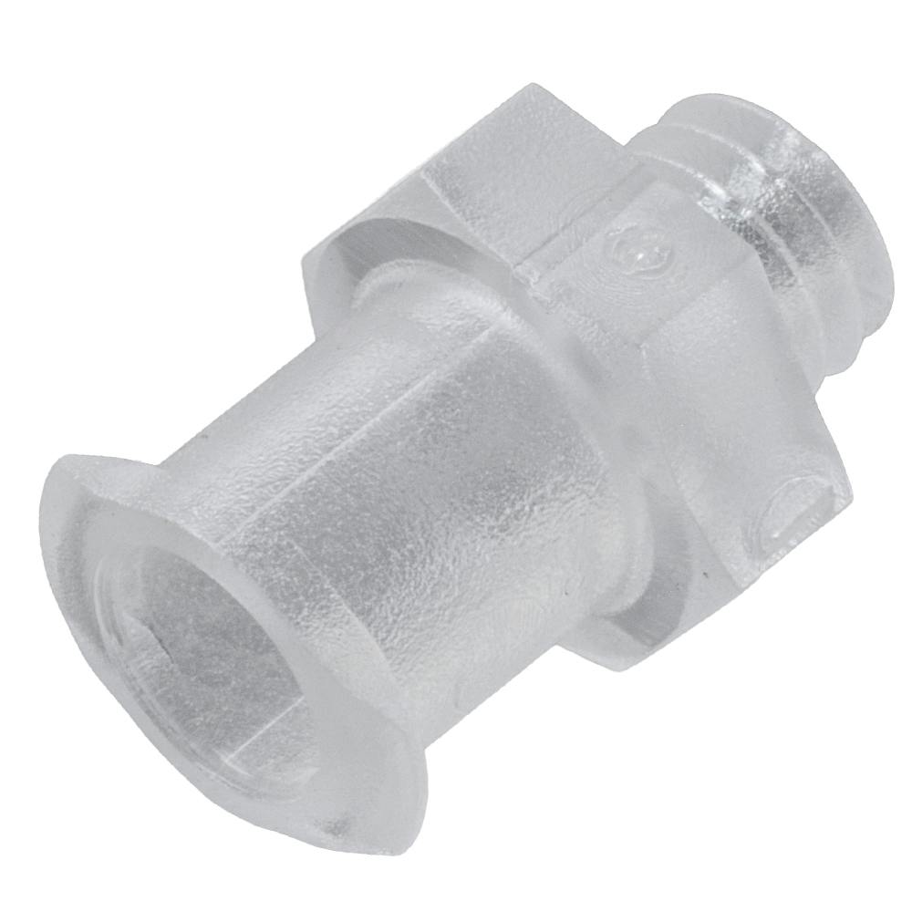 10-32 UNF Thread x Female Lug Natural Polycarbonate Threaded Luer