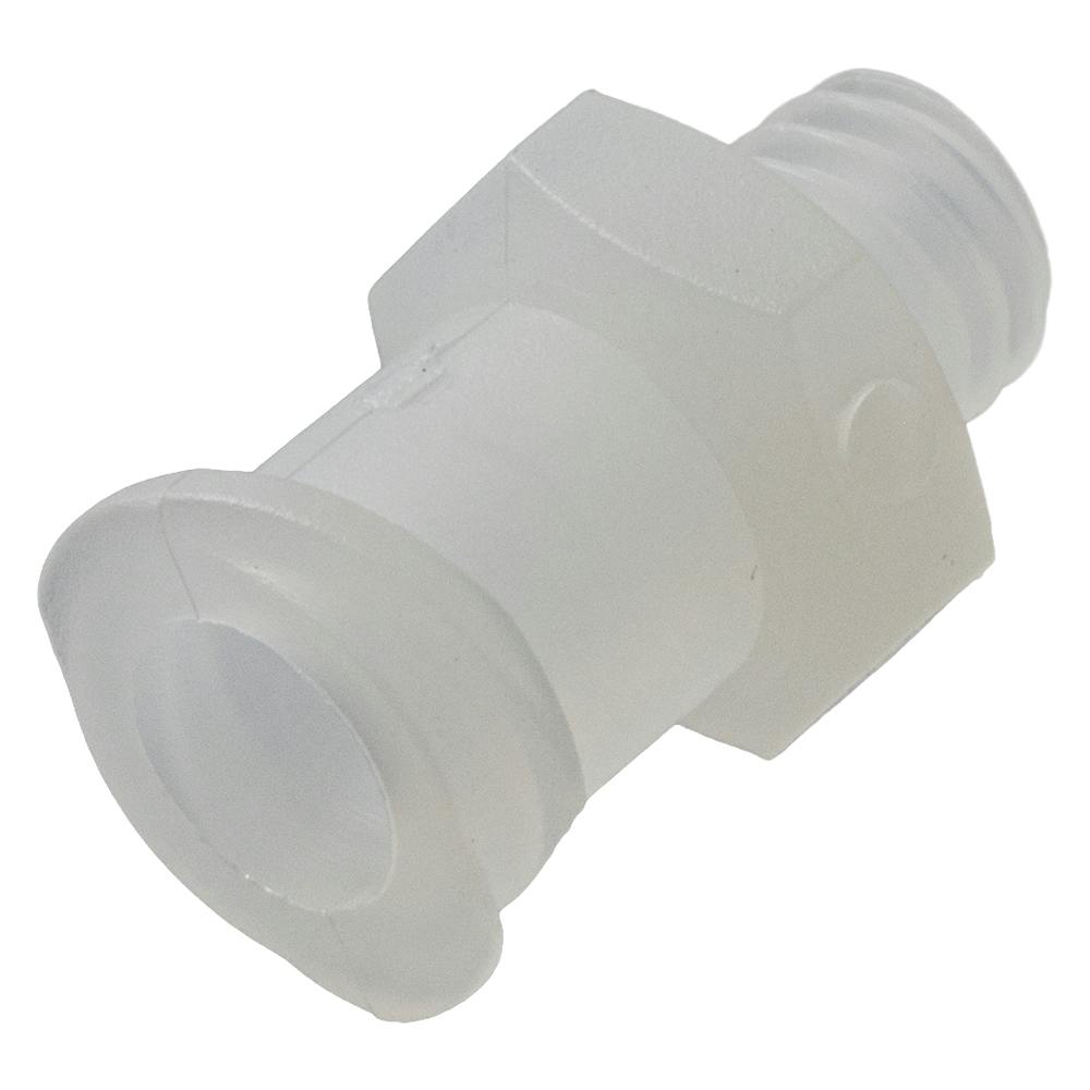 10-32 UNF Thread x Female Threaded Natural Nylon Threaded Luer