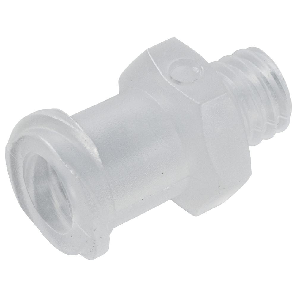 10-32 UNF Thread x Female Threaded Natural Polypropylene Threaded Luer