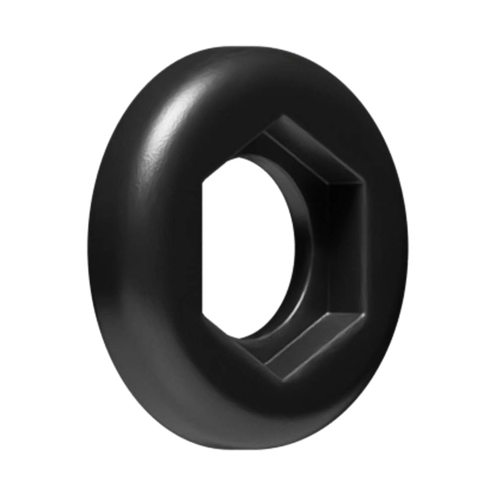Black Nylon Coding Ring for Bulkhead Luers