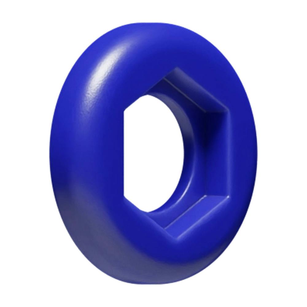 Blue Nylon Coding Ring for Bulkhead Luers