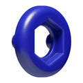 Blue Nylon Coding Ring with Legs for Bulkhead Luers