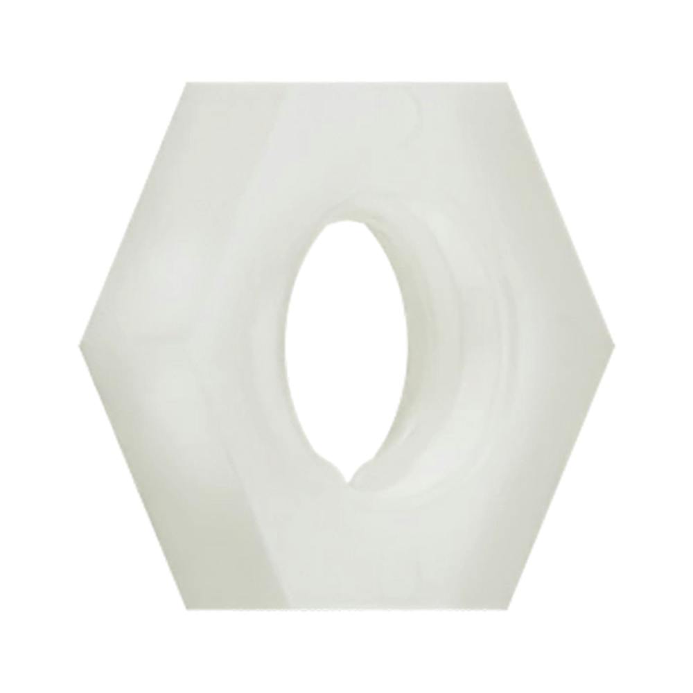 Natural Nylon Nut for Bulkhead Luers