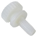 8-32 x 3/8" Nylon Knurled Thumb Screws - Bag of 100