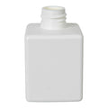 2-1/2 oz. White HDPE Square Bottle with 20/410 Neck (Cap Sold Separately)