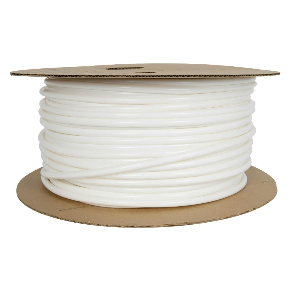 1/2" White PVC Heat Shrinkable Tubing