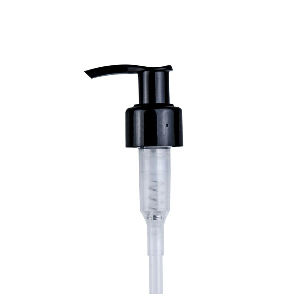 24/410 Black Lock-Up Lotion Pump with 6-1/16" Dip Tube