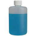 4 oz. Natural HDPE Oval Bottle with 24/400 White Ribbed Polypropylene Child-Resistant Cap (CRC) with F217 Liner