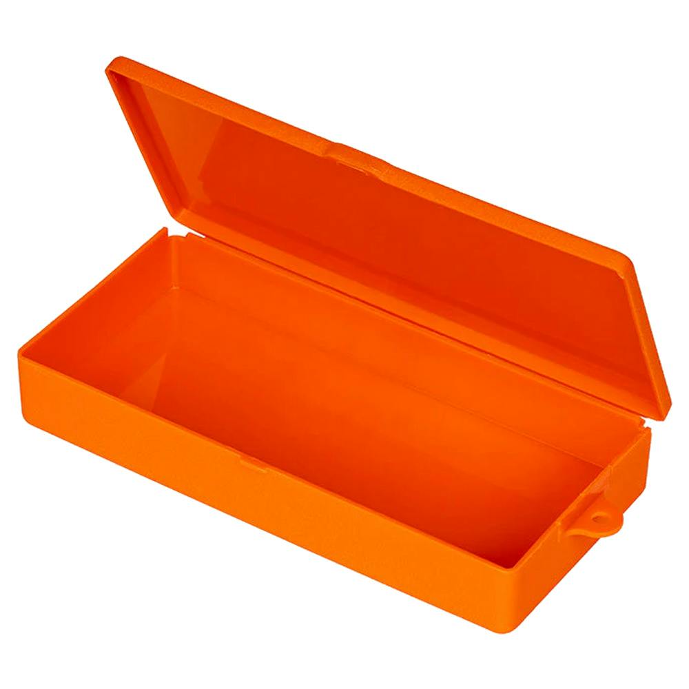 Orange V-Series Box with 1 Compartment (Open Core) - 7" L x 3-1/4" W x 1" Hgt.