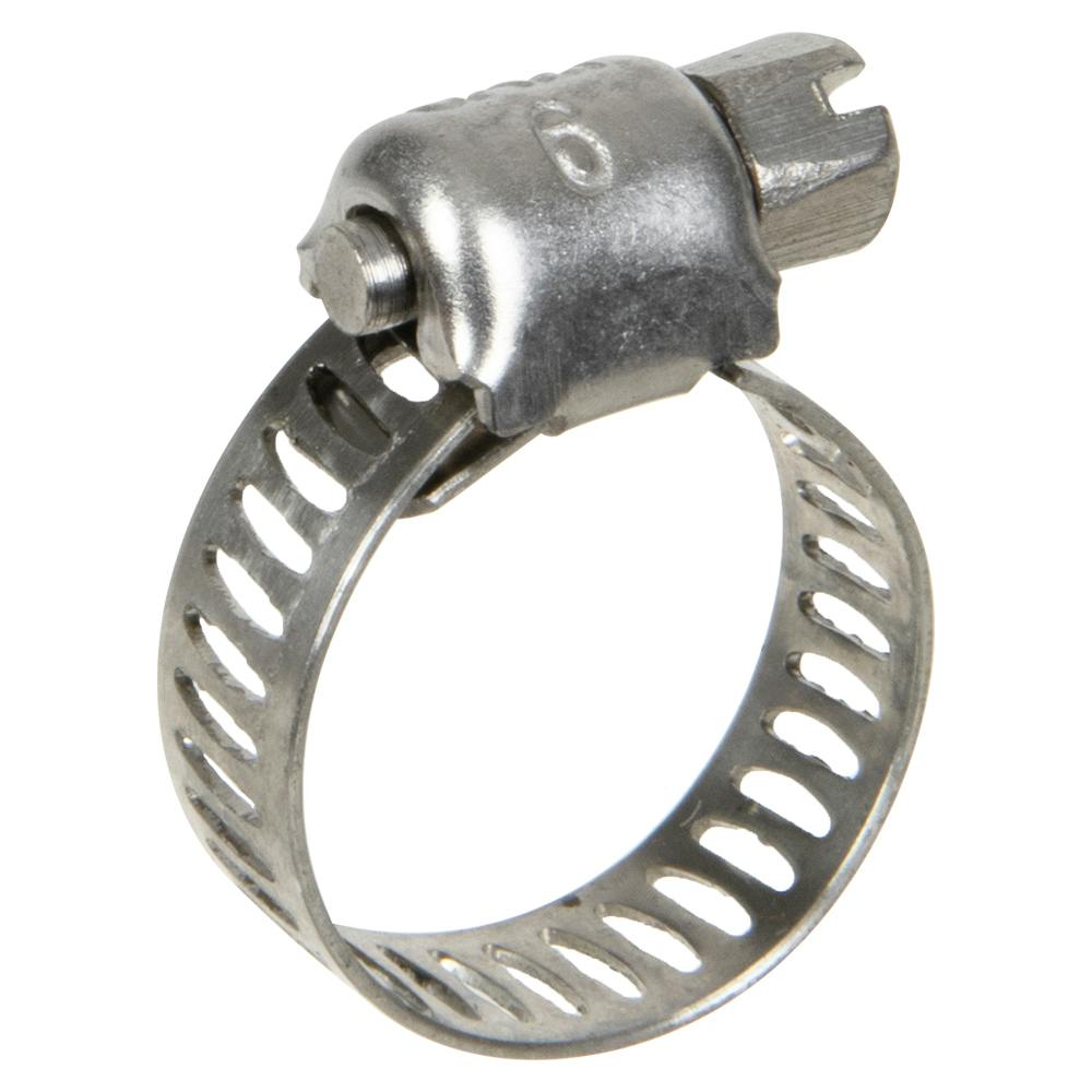7/32" (6mm) x 5/8" (16mm) Series 1500 Mini Stainless Steel Hose Clamp