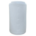 25 Gallon Natural Kynar® PDVF Vertical Storage Tank (1.9 Specific Gravity) with 5" Lid - 18" Dia. x 31" Hgt.