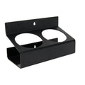 Double Black Styrene Bottle & Can Holder - 3-3/4" Dia. Openings