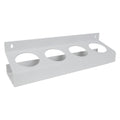 Quadruple White Styrene Bottle & Can Holder - 3-1/4" Dia. Openings
