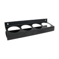 Quadruple Black Styrene Bottle & Can Holder - 3-3/4" Dia. Openings