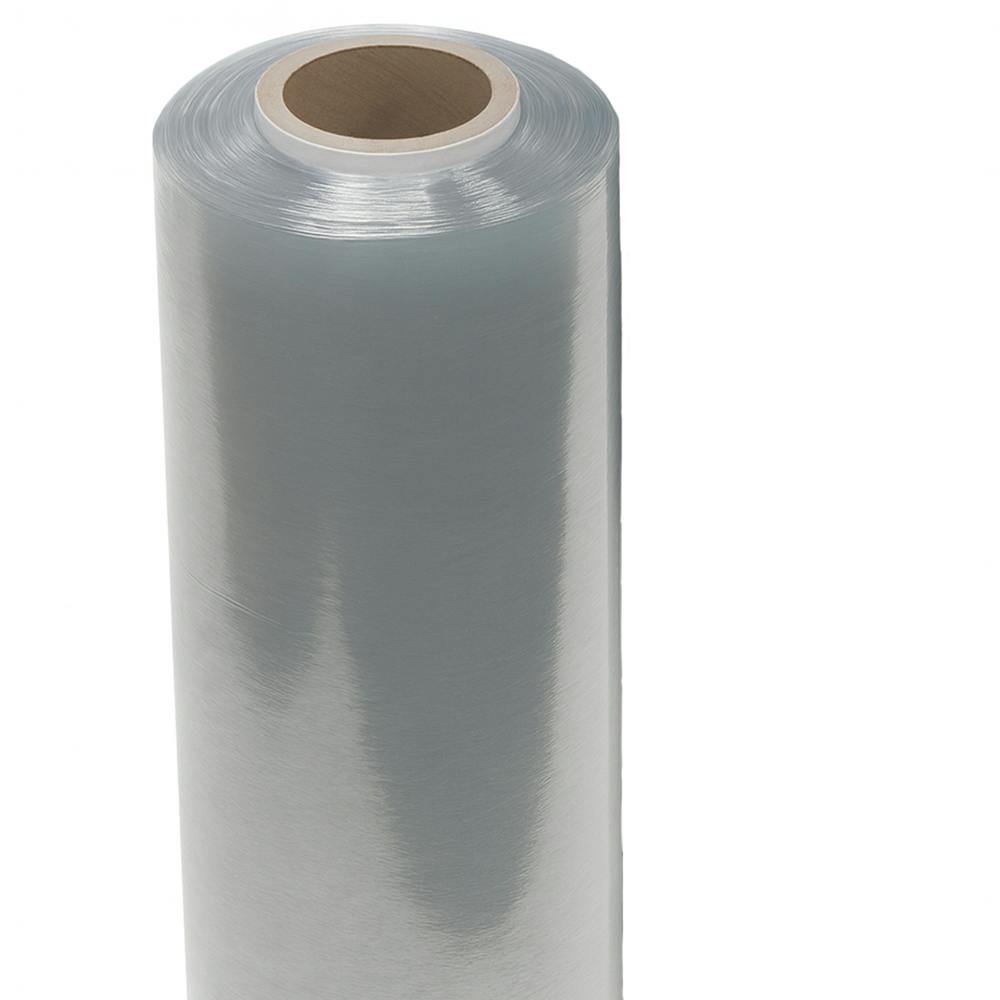 34" W x 5000' L x 50 Gauge Heavy-Duty All-Purpose PVC Laundry Wrap Film