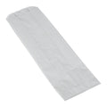3-1/2" W x 10-1/4" L + 2" SG Slim White Kraft Paper Pharmaceutical Bags (Case of 1000)
