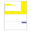 8-Up Vertical EZ Peel Blank Prescription Labels with 1.5" Core - 4" W x 5.125" L Sheet (Case of 7650)