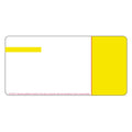 1-Up Horizontal Standard Peel Blank Prescription Labels with 3" Core - 4" W x 2" L Sheet (Case of 16,000)