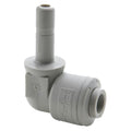1/2" OD Push-to-Connect x 1/2" OD Tube Stem Gray Acetal TrueSeal™ 90° Union Tube Stem Elbow