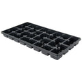 32-Place Black Thermoformed Filling Tray for 3" Square Plant Pots - 21.23" L x 10.79" W x 1.5" Hgt. (Case of 100)