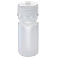 4mL Natural LDPE Narrow Mouth Round Reagent Bottle with 13/415 Natural Polypropylene Cap - Package of 12