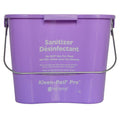 6 Quart Purple Polypropylene Square Kleen-Pail® Pro™ Color-Coded Cleaning Bucket with Metal Handle