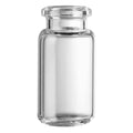 10mL Clear Borosilicate Glass DiamondPure™ Headspace Vial with 20mm Crimped Neck & Radius Bottom (Cap Sold Separately) - Case of 1000