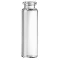 20mL Clear Borosilicate Glass DiamondPure™ Headspace Vial with 20mm Crimped Neck & Flat Bottom (Cap Sold Separately) - Case of 1000