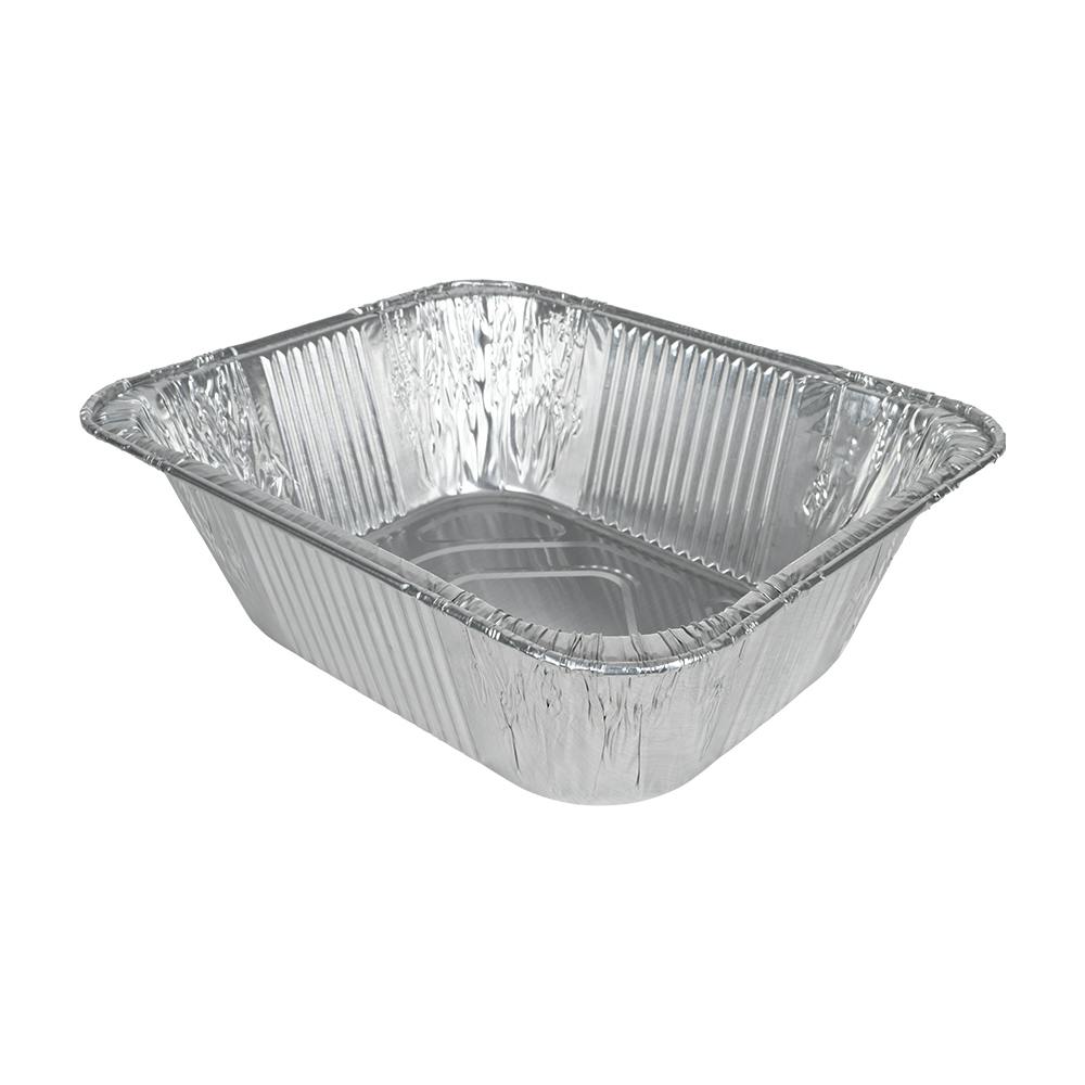 15 oz. Silver Foil Oblong Food Container (Lid Sold Separately) - Case of 1000
