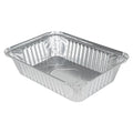 36 oz. Silver Foil Oblong Food Container (Lid Sold Separately) - Case of 500
