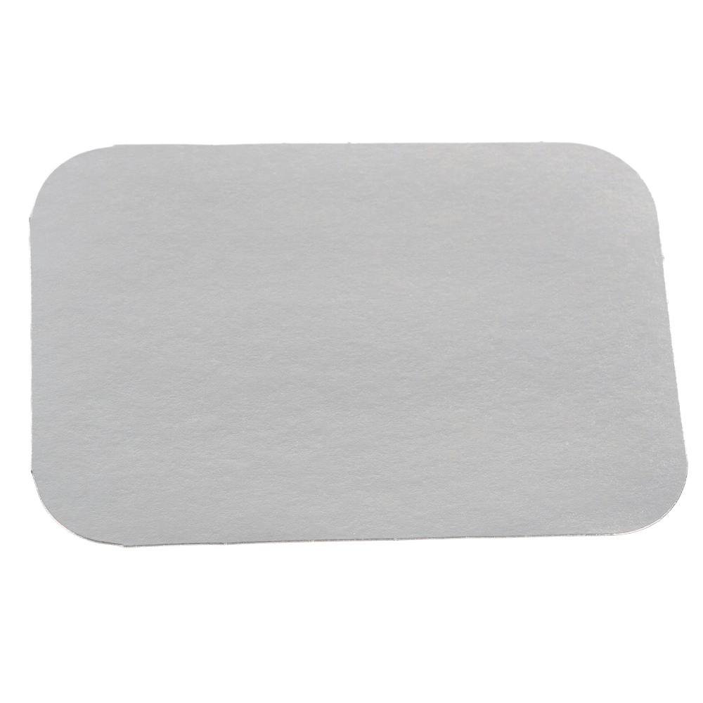 Foil Flat Lid for 23.7 oz. Foil Oblong Food Container - Case of 500