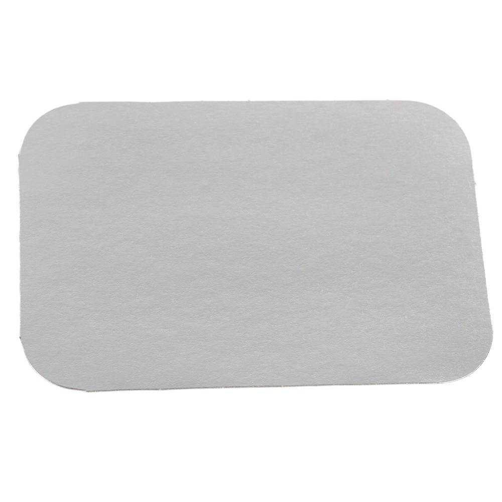 Foil Flat Lid for 36 oz. Foil Oblong Food Container - Case of 500